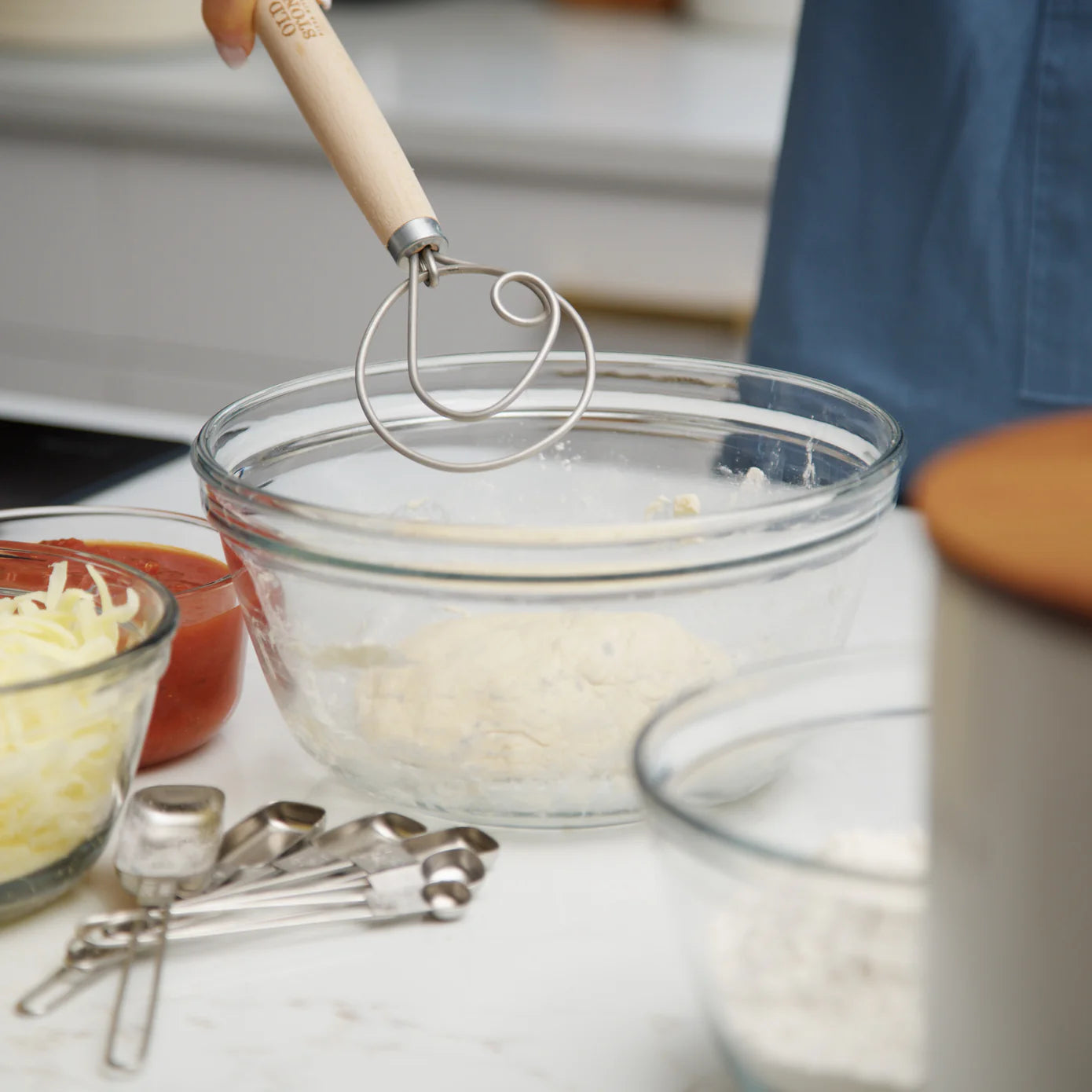 Old Stone Pizza Kitchen Dough Whisk, 11.5-Inch Old Stone Pizza Kitchen by Kitchen Niche