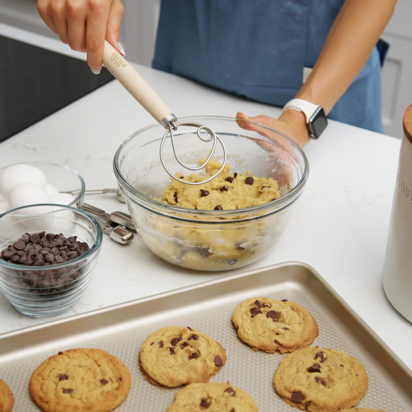 Old Stone Pizza Kitchen Dough Whisk, 11.5-Inch Old Stone Pizza Kitchen by Kitchen Niche