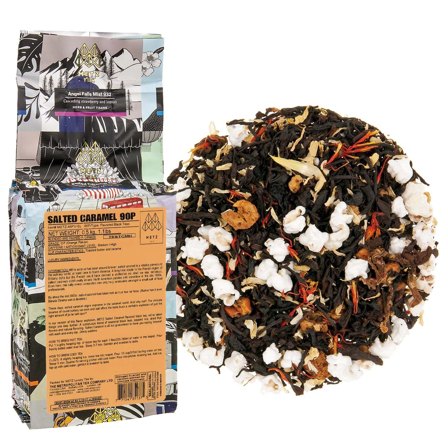 Metropolitan Tea Metz Salted Caramel Loose Leaf Tea 1.1 lbs
