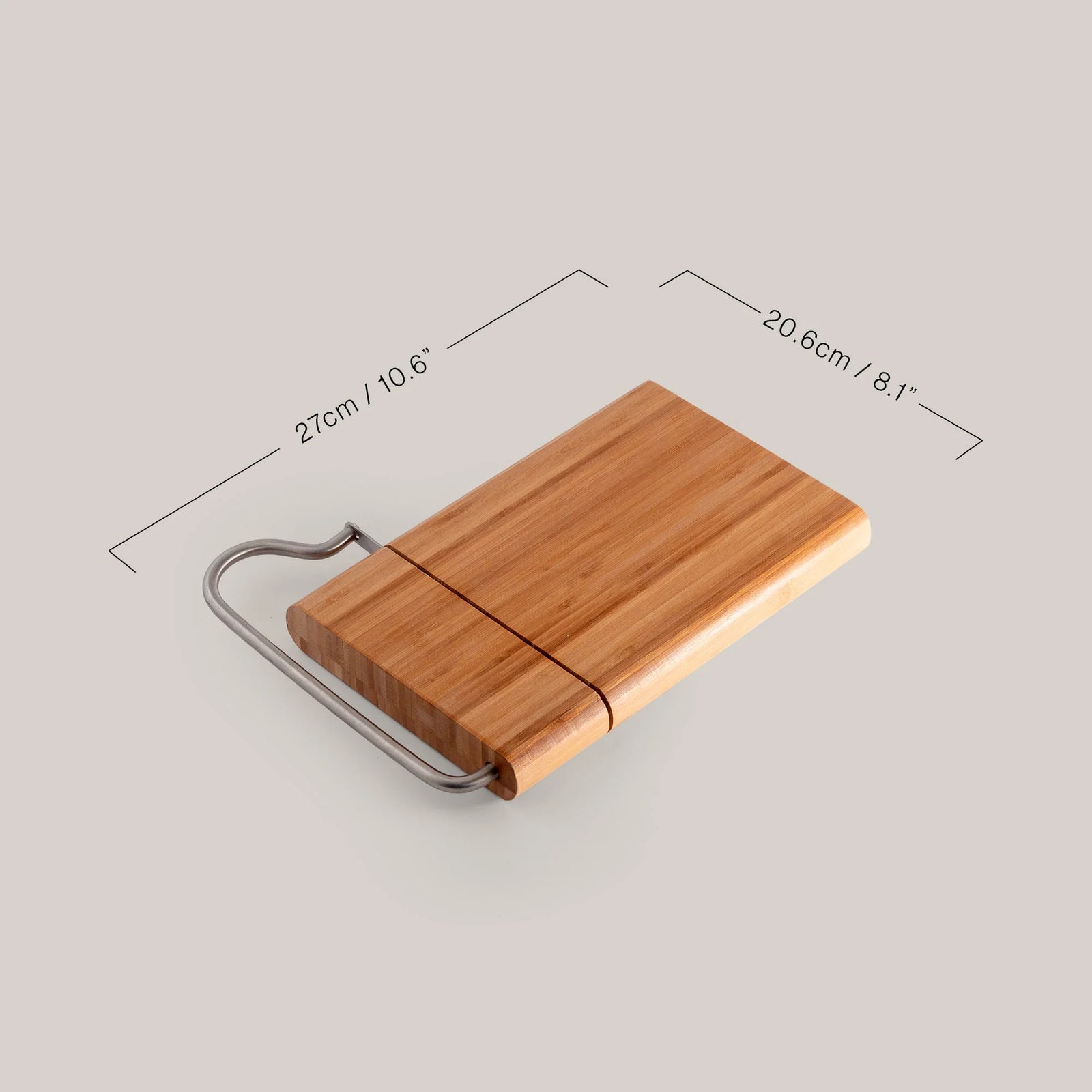 Swissmar Bamboo Board with Cheese Slicer