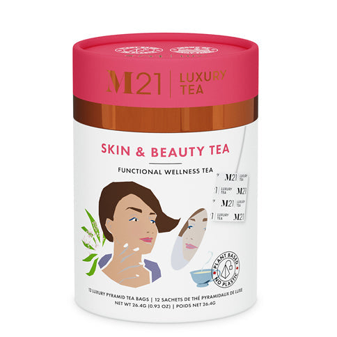 Metropolitan Tea M21 Skin & Beauty Tea Can Of 24 Bags by Kitchen Niche