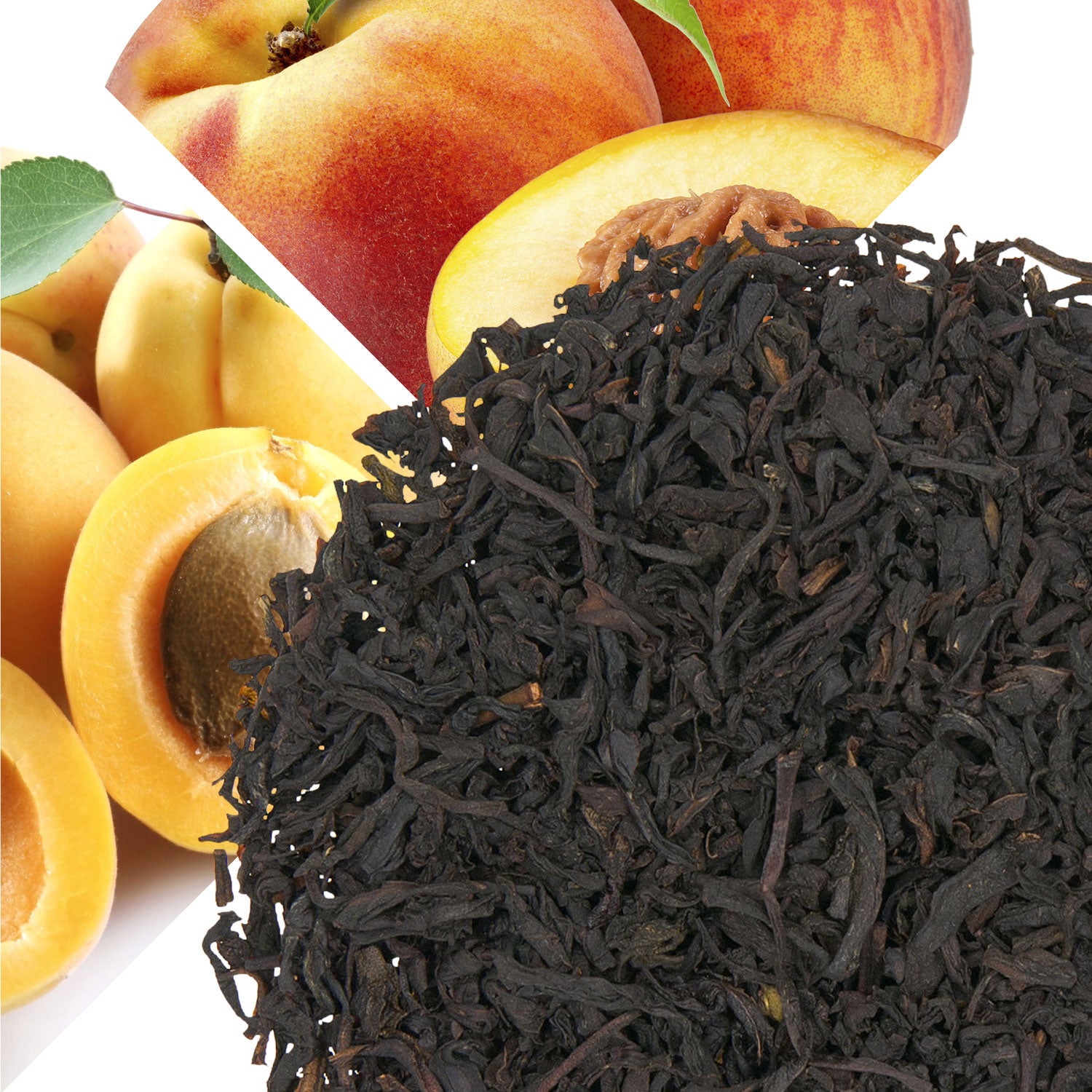 Metropolitan Tea Decaff Peach Apricot (StripTeas) Flavored Black Loose Leaf Tea 35.2 lbs
