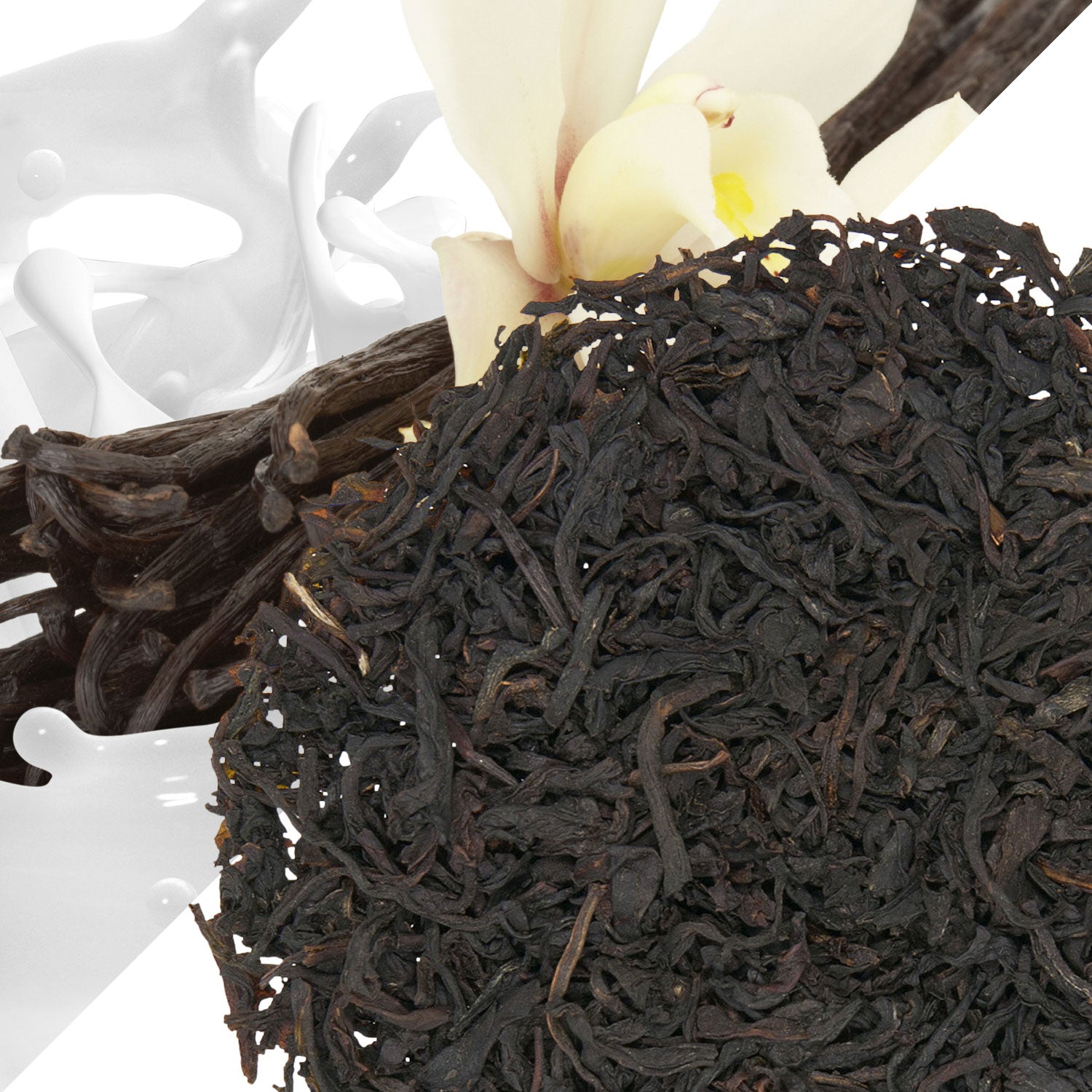Metropolitan Tea Cream Vanilla (StripTeas) Flavored Black Loose Leaf Tea 35.2 lbs