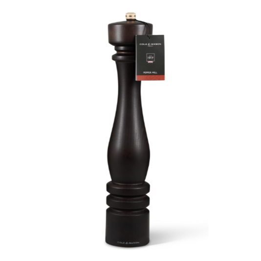 Cole & Mason The London Collection Pepper Mill – Chocolate Wood – 16" / 40 cm by Kitchen Niche