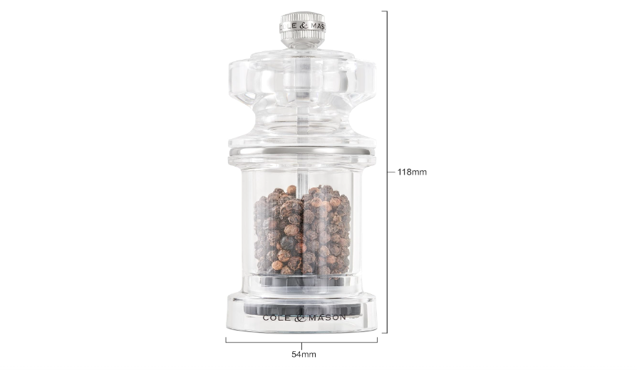 Cole & Mason 675 Classic Precision Pepper Mill, 12 cm / 4.75" by Kitchen Niche