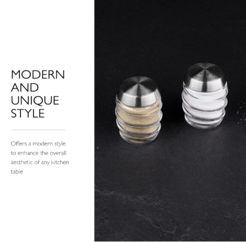 Cole & Mason Bray Salt & Pepper Shaker Set – 2.75" / 7 cm by Kitchen Niche