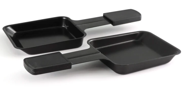 Swissmar Classic Raclette Dishes – Square – Set of 2 by Kitchen Niche