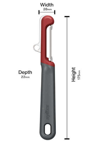 Zyliss Soft Skin Peeler – Serrated