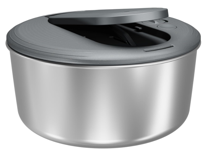 Zyliss Swift Dry Salad Spinner Stainless Steel – Small