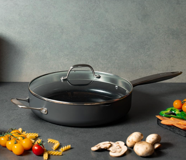 Zyliss Ultimate Pro Ceramic Sauté Pan with Lid – 11" / 28 cm