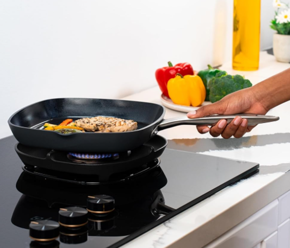 Zyliss Ultimate Pro Ceramic Square Grill Pan – 10.25" / 26 cm