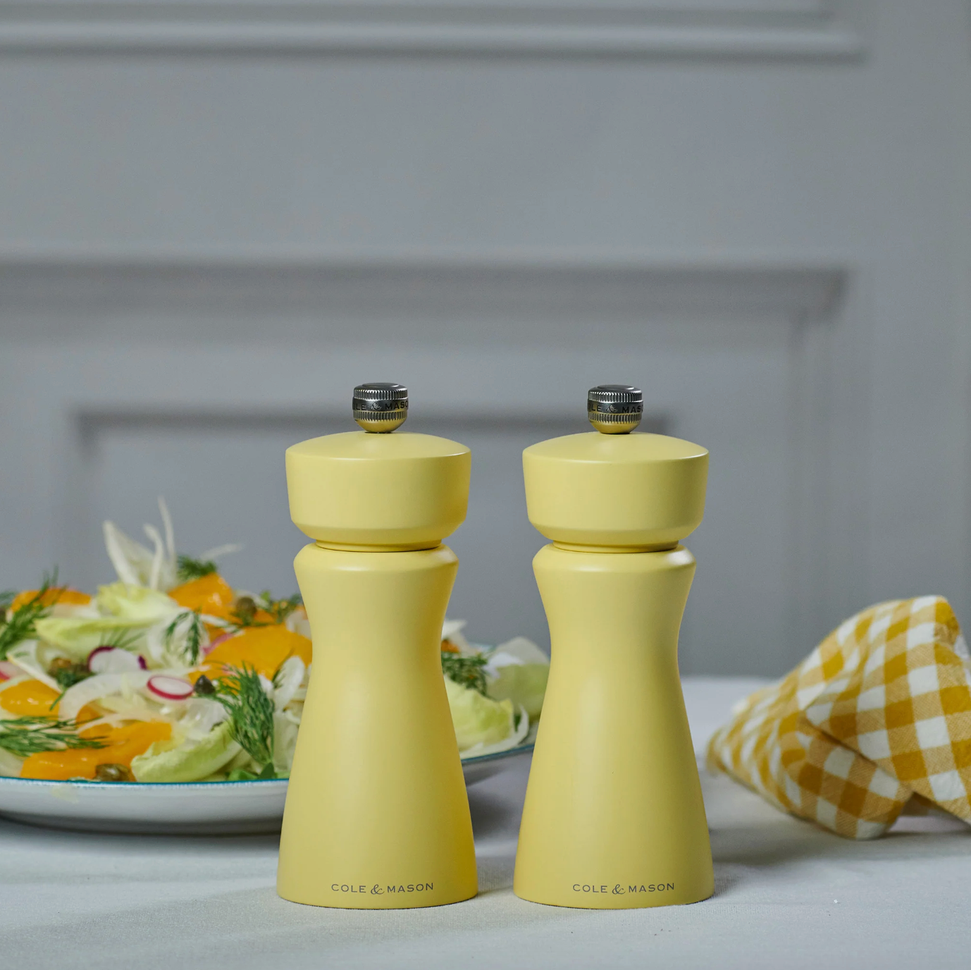 Cole & Mason Kenton Salt & Pepper Mill – Turmeric