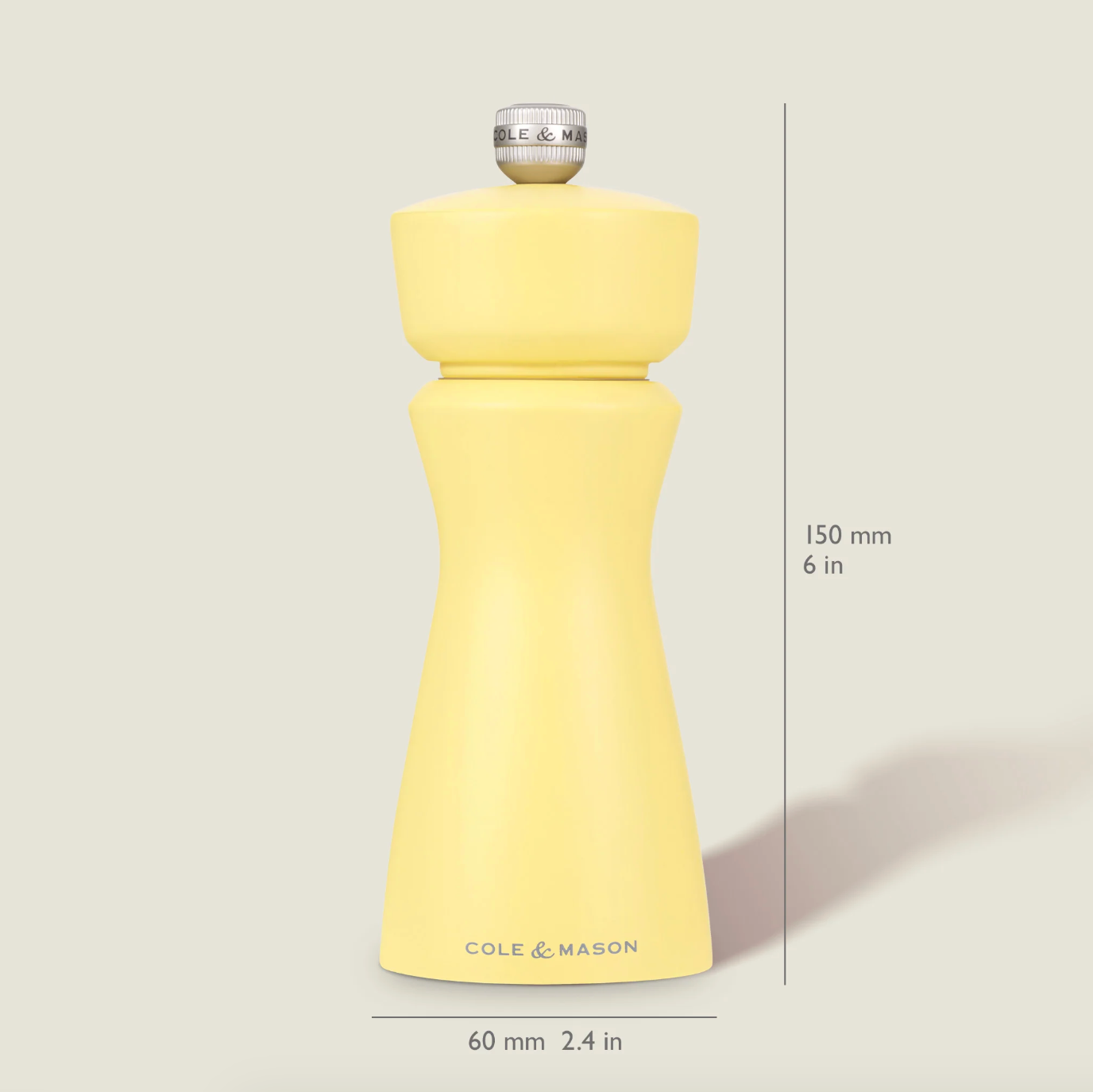 Cole & Mason Kenton Salt & Pepper Mill – Turmeric
