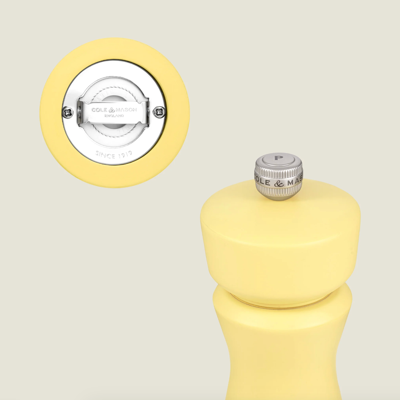 Cole & Mason Kenton Salt & Pepper Mill – Turmeric