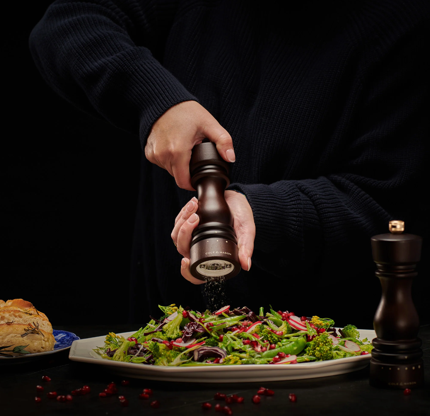 Cole & Mason London Grind Select Pepper Mill – Chocolate Wood – 7" / 18 cm