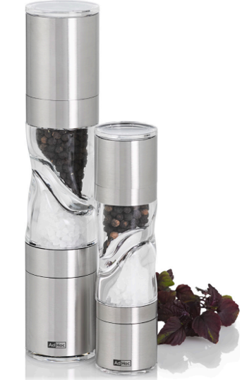 AdHoc DuoMill Pure Mini Salt and Pepper Mill – 5.9" / 15 cm