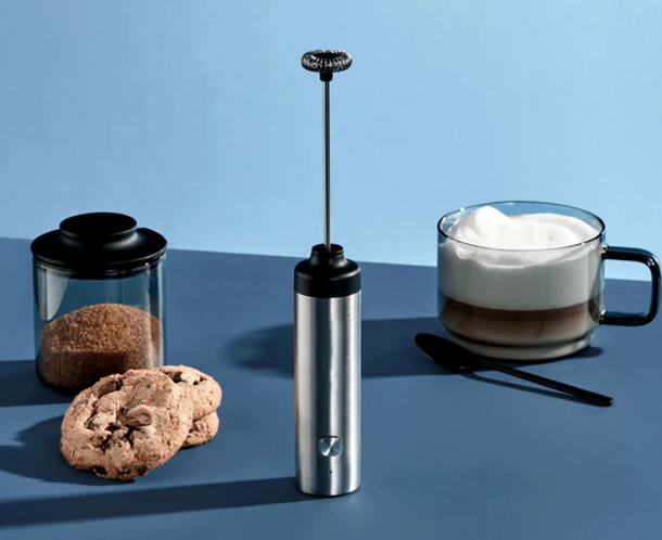 AdHoc Moro Electric USB Milk & Sauce Frother – Stainless Steel