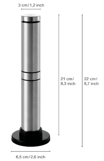 AdHoc Rapido Milk Frother – Stainless Steel by Kitchen Niche