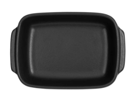 Emile Henry Solo Rectangular Dish – Basalte – 18 × 12 cm / 0.6 L