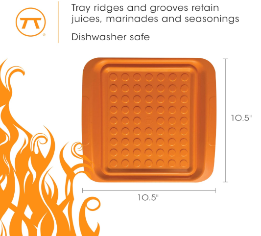 Outset Small BBQ Prep Trays – Set of 2