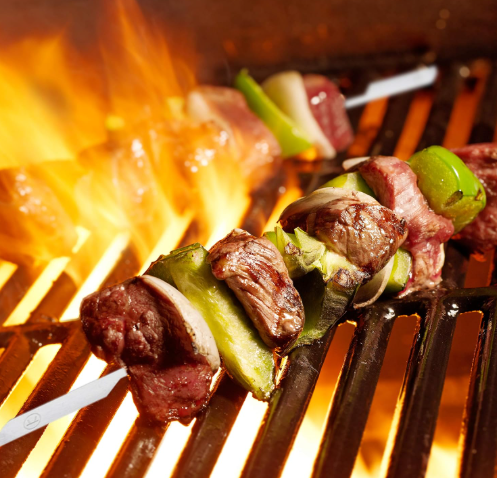 Outset Paddle Skewers – Stainless Steel with Canvas Bag