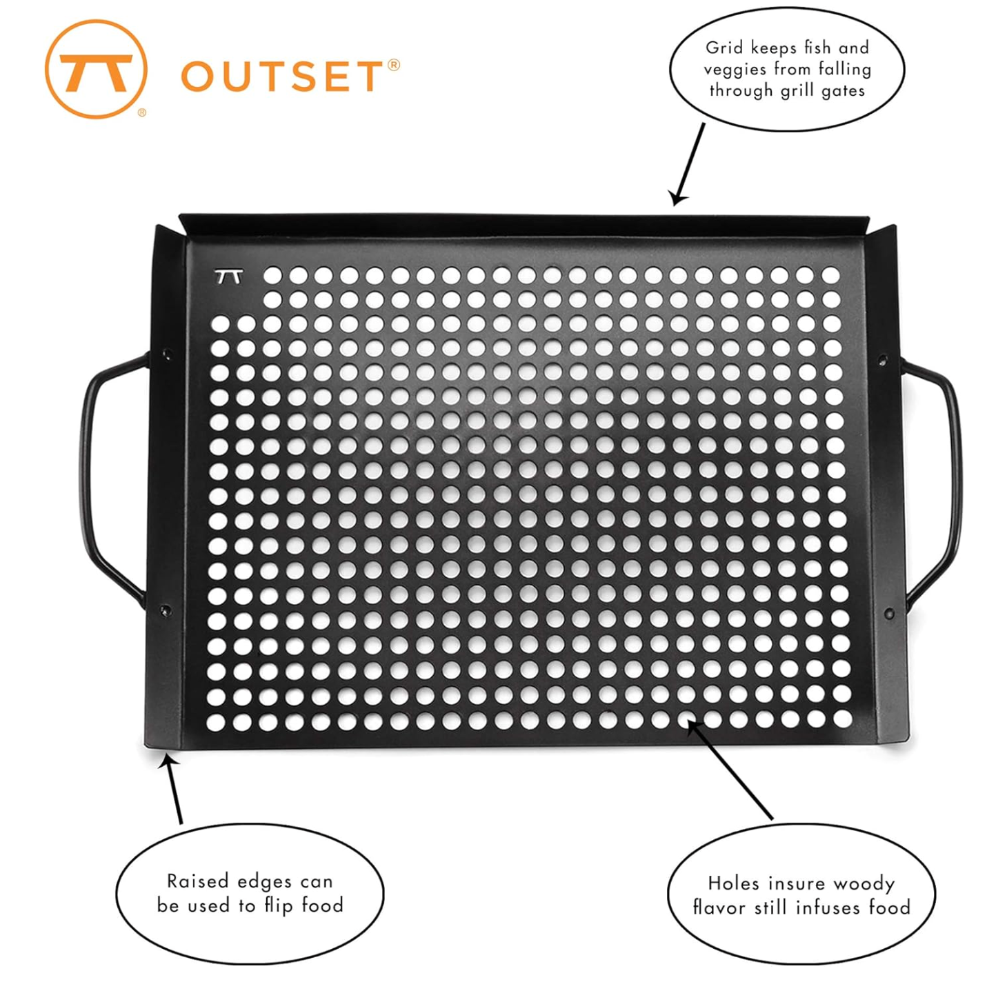 Outset Grill Grids – Non-Stick, Set of 2