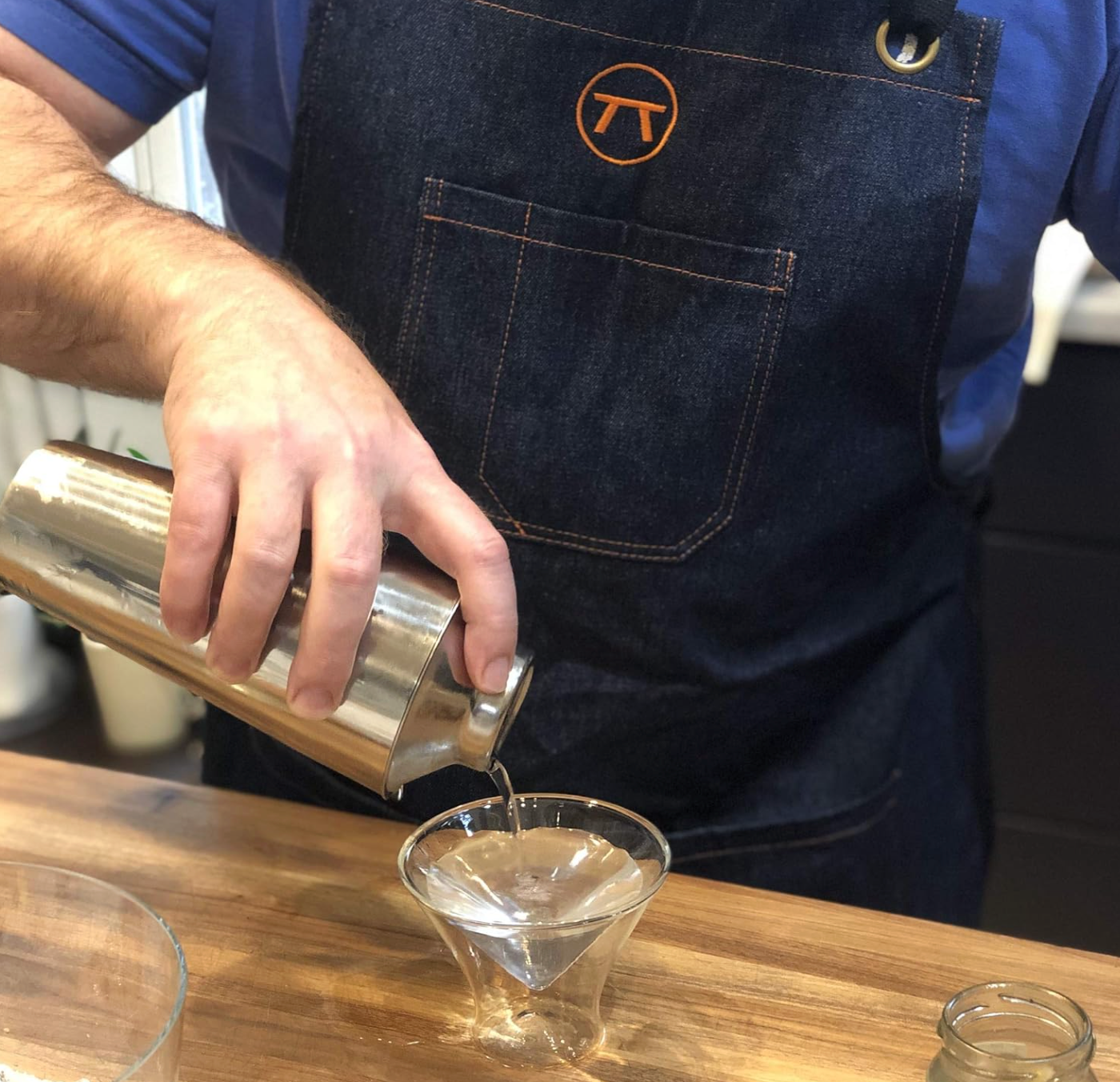 Outset Blue Denim Griller’s Apron – One Size