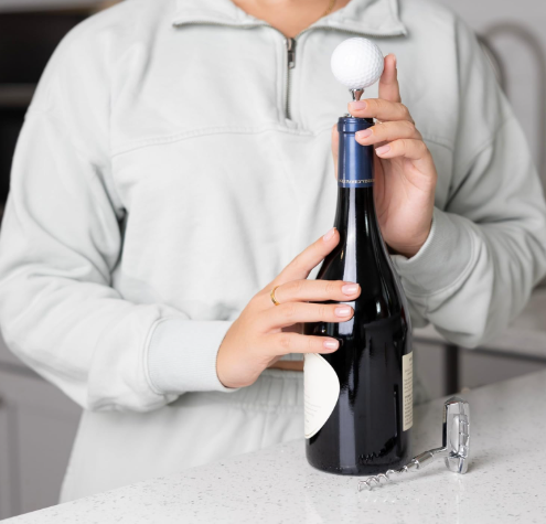 Outset Golfer’s Wine Opener & Stopper Set
