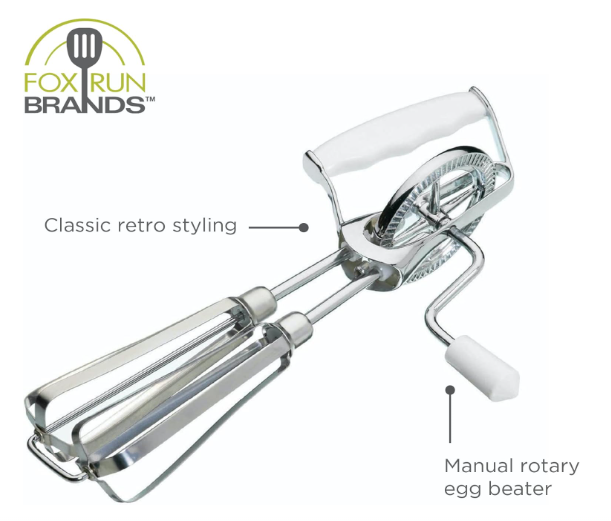 Fox Run Hand Crank Egg Beater / Whisk