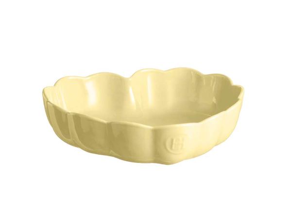 Emile Henry Madeleine Heart-Shaped Dish - Vanilla