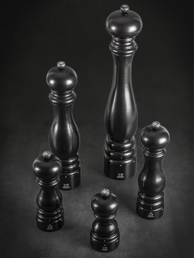 Peugeot Paris U’Select Satin Black Salt and Pepper Mill Set - 9” / 23 cm