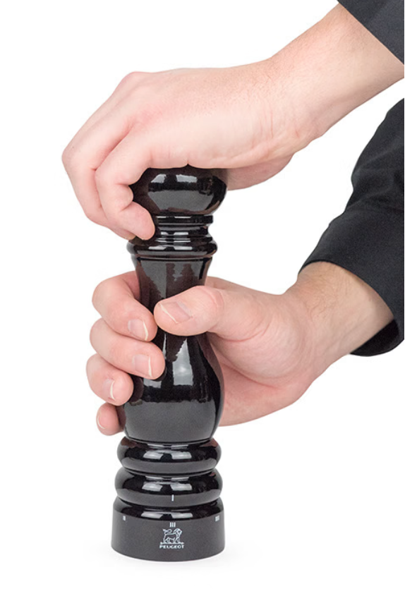 Peugeot Paris U’Select Black Lacquer Salt and Pepper Mill Set - 9” / 23 cm
