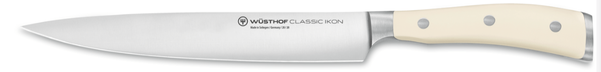 Wüsthof Classic Ikon Crème Carving Knife – 8" Wusthof by Kitchen Niche