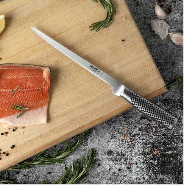 Global Flexible Swedish Filet Knife 21cm / 8.5" Global by Kitchen Niche