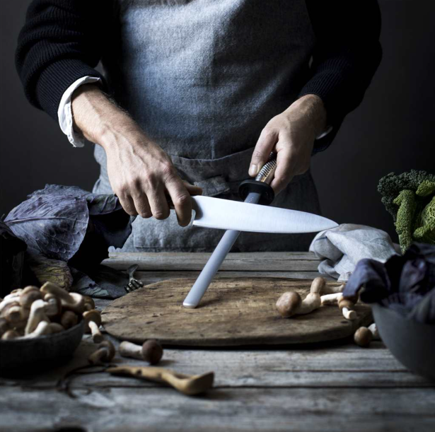 Global Knife Sharpening Rod Diamond 26cm / 10.25" Global by Kitchen Niche