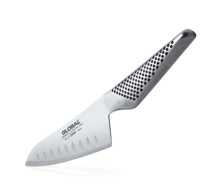 Global Oriental Santoku Knife Fluted 12cm / 4.75" Global by Kitchen Niche
