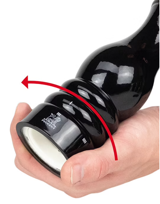 Peugeot Paris u'Select Black Lacquer 23cm Salt Mill by Kitchen Niche