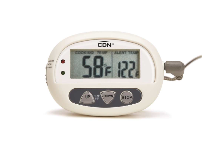 CDN Dual Probe Thermometer Timer - White