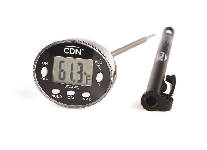 CDN QuickRead Digital Thermometer - Black
