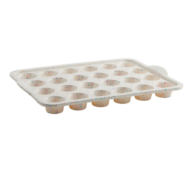 Trudeau Rainbow Granite Mini Muffin Pan – 24 Cavities