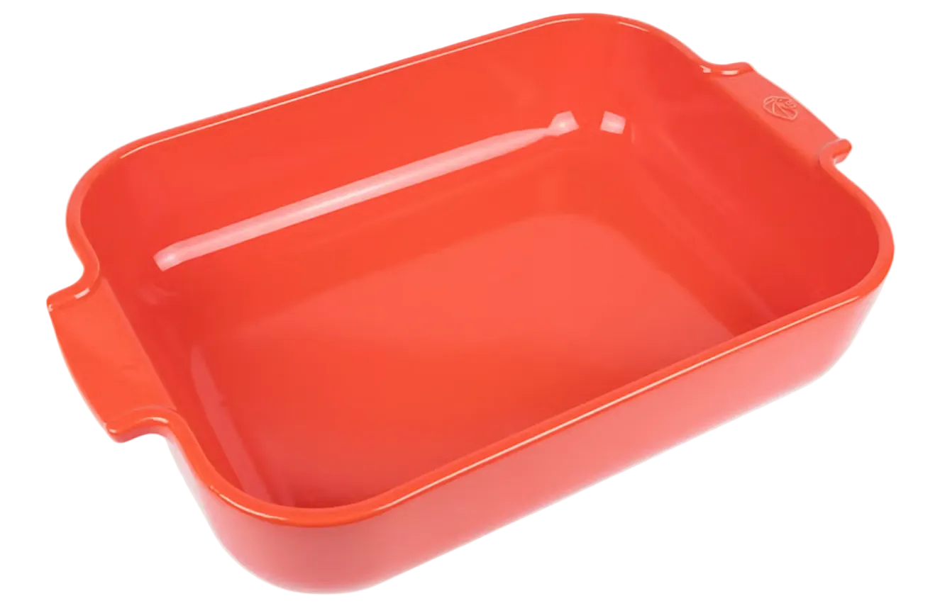 Peugeot Ceramic Baking Dish – Rectangular – Red – 36 cm