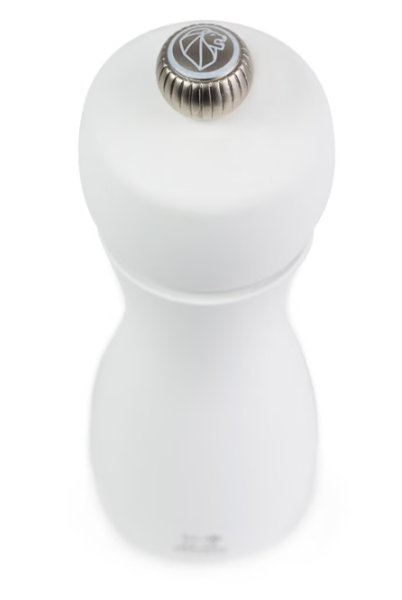 Peugeot Tahiti White 15cm Salt Mill by Kitchen Niche