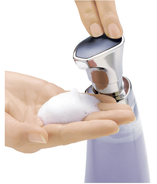 Cuisipro Ergonomic Foam Pump – 8" / 20 cm – 9.5 oz / 280 ml – Silver Cuisipro by Kitchen Niche