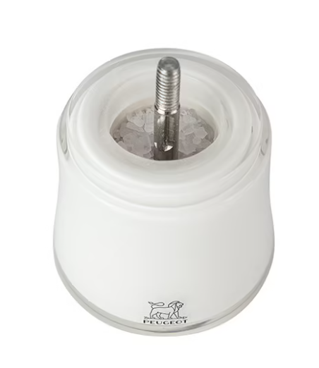 Peugeot Bali White Salt Mill by Kitchen Niche