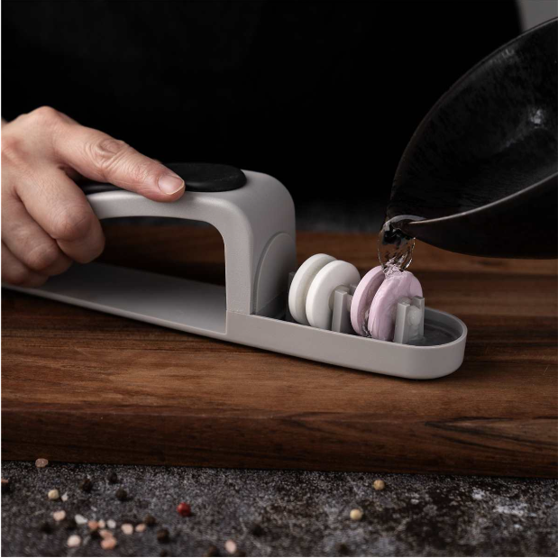 Global MinoSharp Ceramic Wheel Replacement (White=Rough) (for 71440) Global by Kitchen Niche