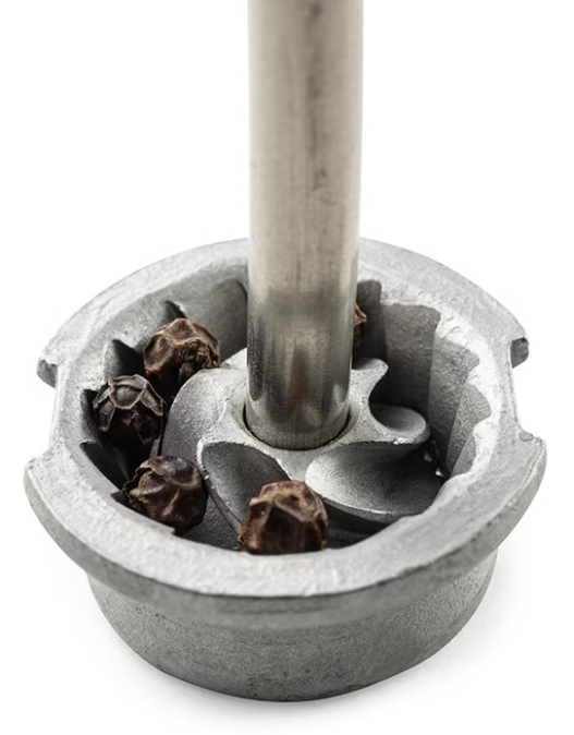 Peugeot Fidji Black Matte 12cm Pepper Mill by Kitchen Niche