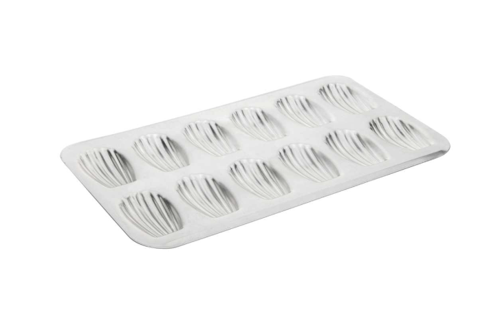 Gobel Madeleine Sheet Stamped for 12 Large – 15.5" x 8.6" / 39.5 x 22.5 cm