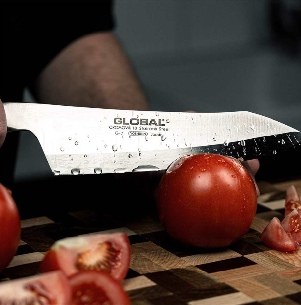 Global Oriental Deba/Butcher Knife 18cm / 7" Right-Hand Global by Kitchen Niche