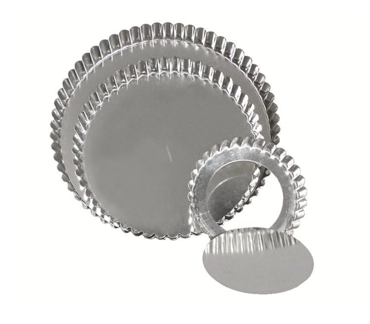Gobel Fluted Round Quiche Mold – 5.5" x 0.9" / 14 x 2.5 cm