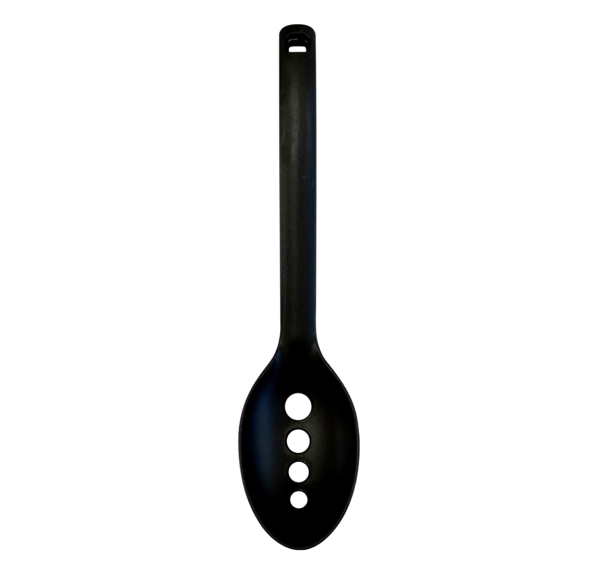 Fox Run Black Nylon Slotted Spoon